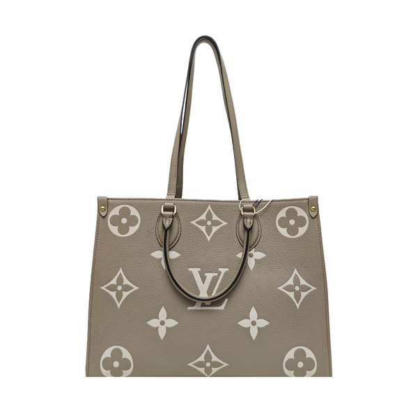 ONTHEGO MM Monogram Calfskin Gray