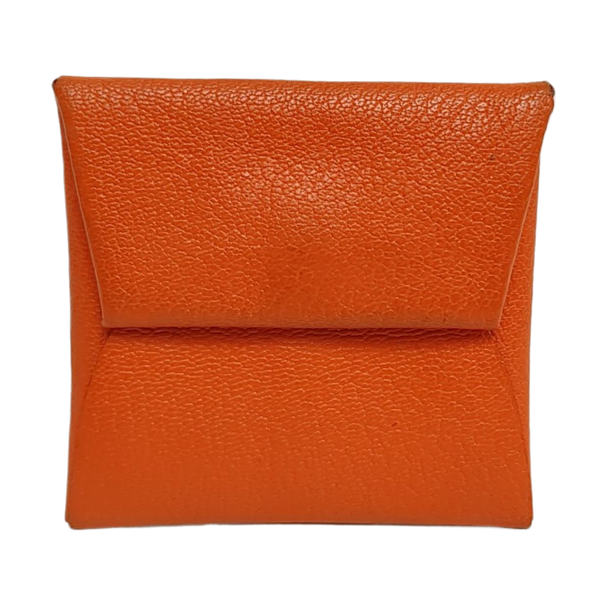 Bastia Chèvre Mysore Orange Card Holder