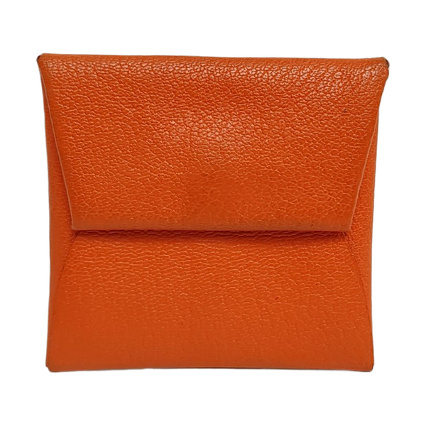 Bastia Chèvre Mysore Orange Card Holder