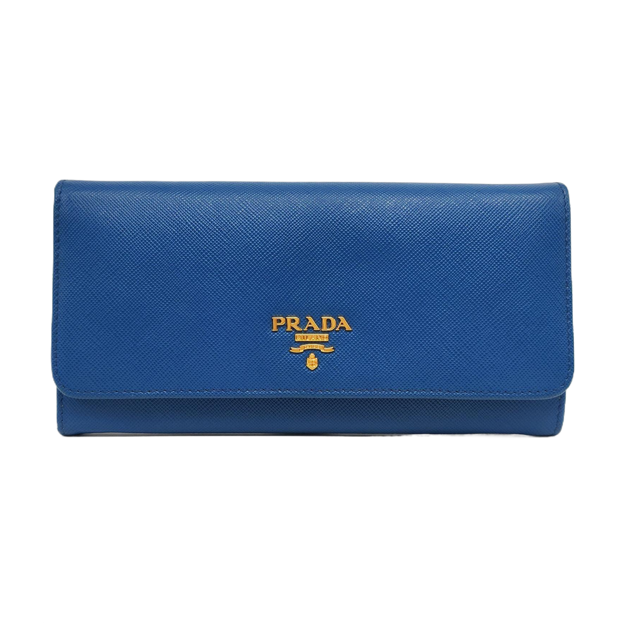 Leather Wallet Blue