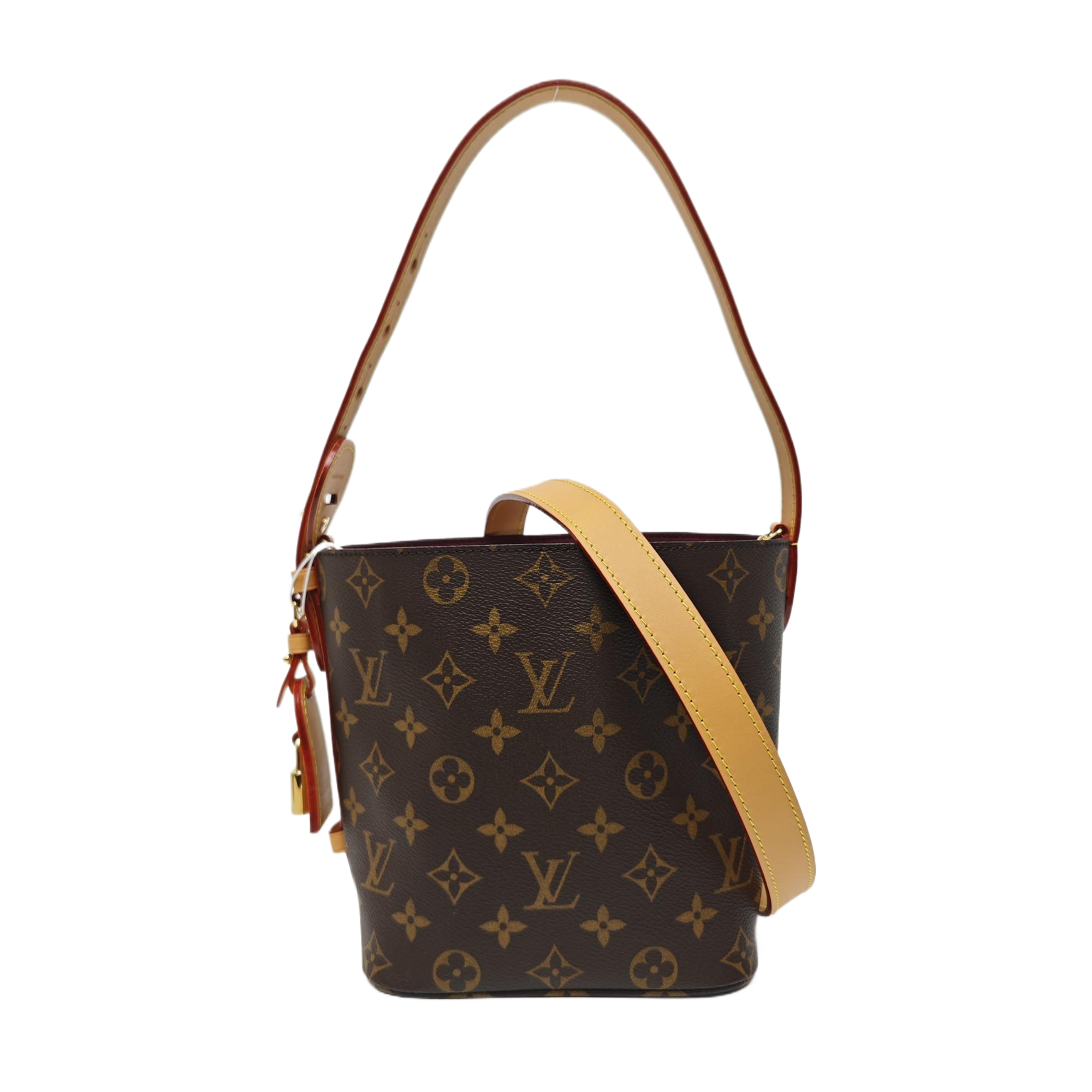 ALL IN Monogram Coated Canvas Brown