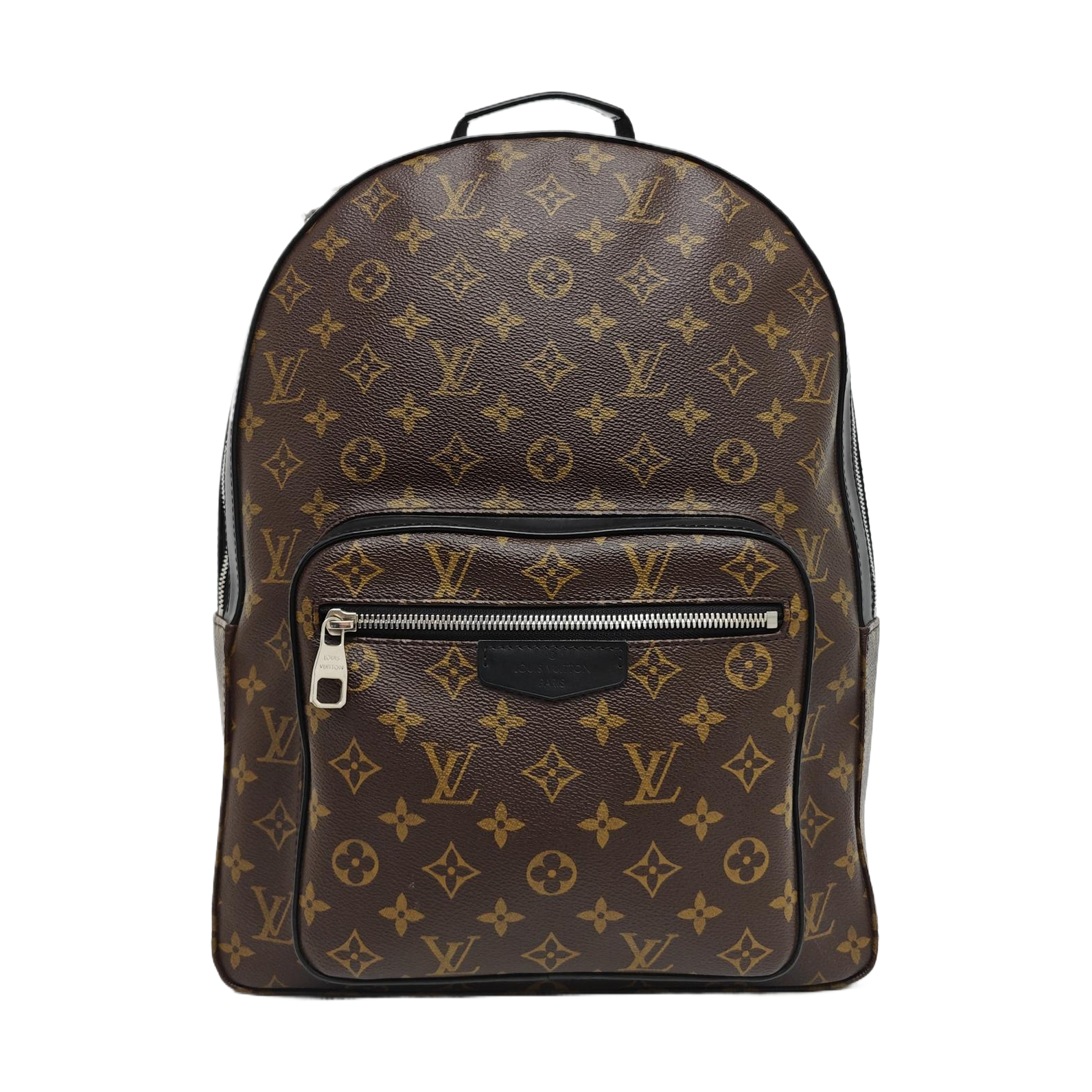 JOSH Monogram Coated Canvas Brown