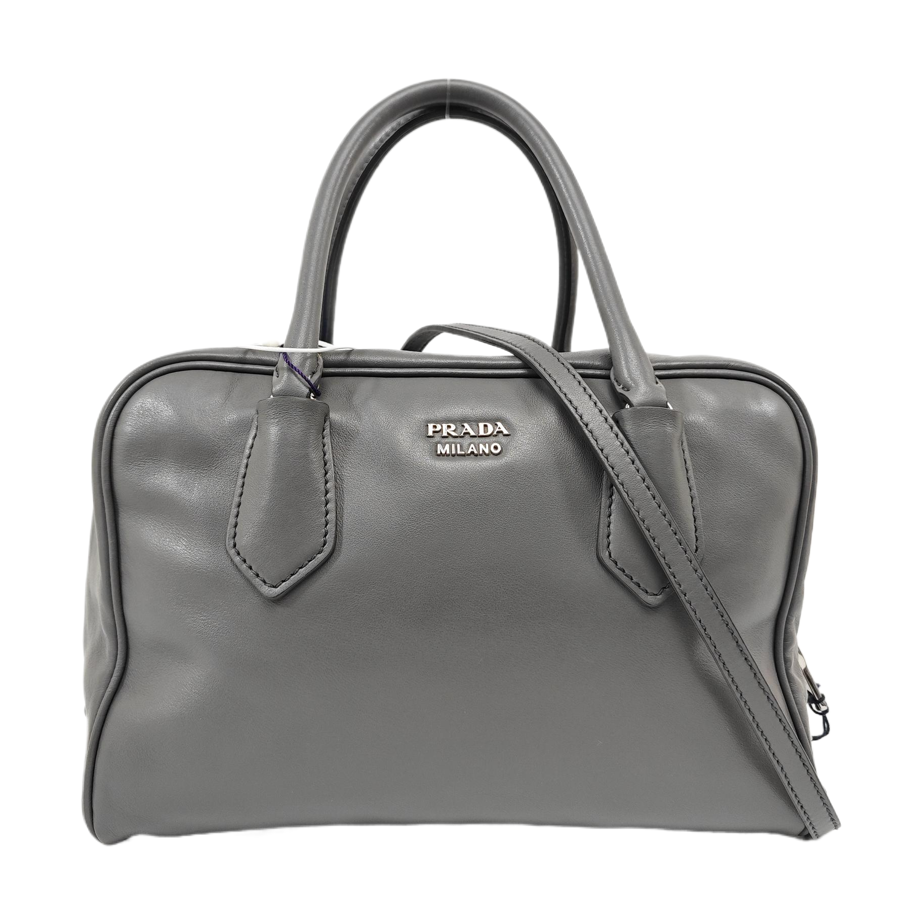 Inside Medium Calfskin Gray