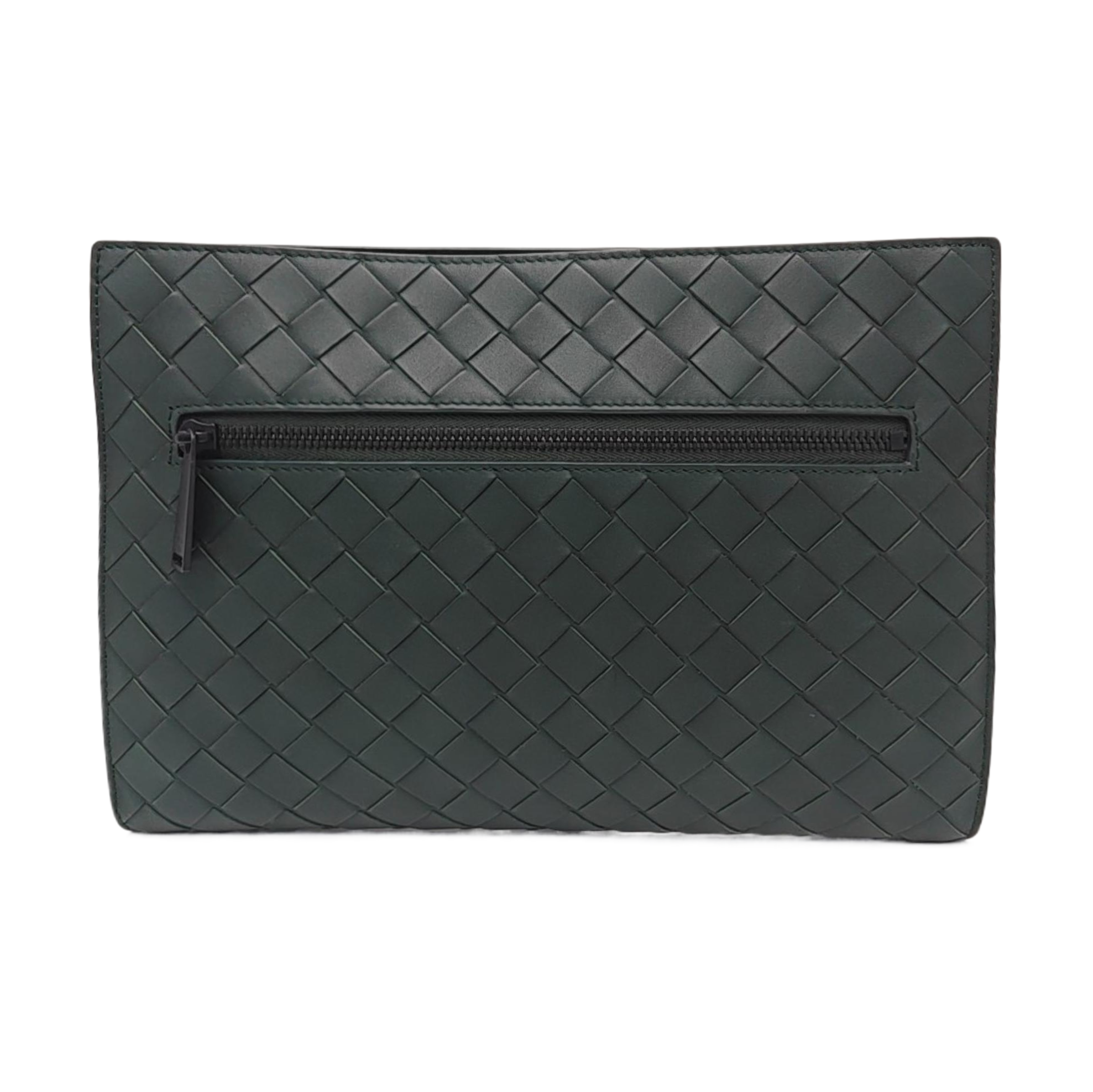 Calfskin Clutch Small Green