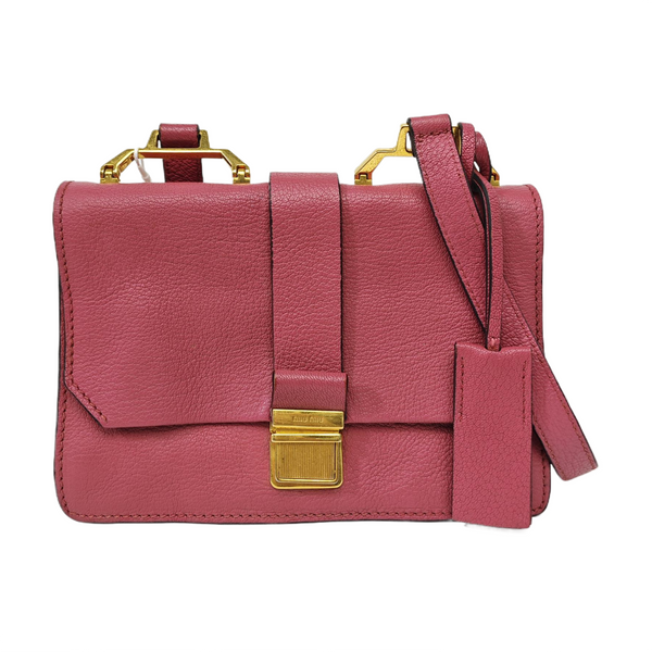 Calfskin Shoulder Bag Red