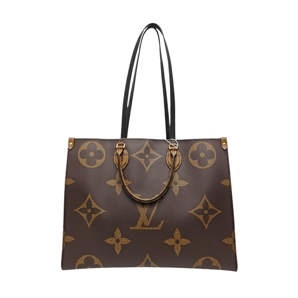 ONTHEGO GM Monogram Coated Canvas Brown