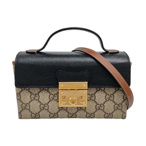 Padlock Mini Monogram Coated Canvas Multicolor