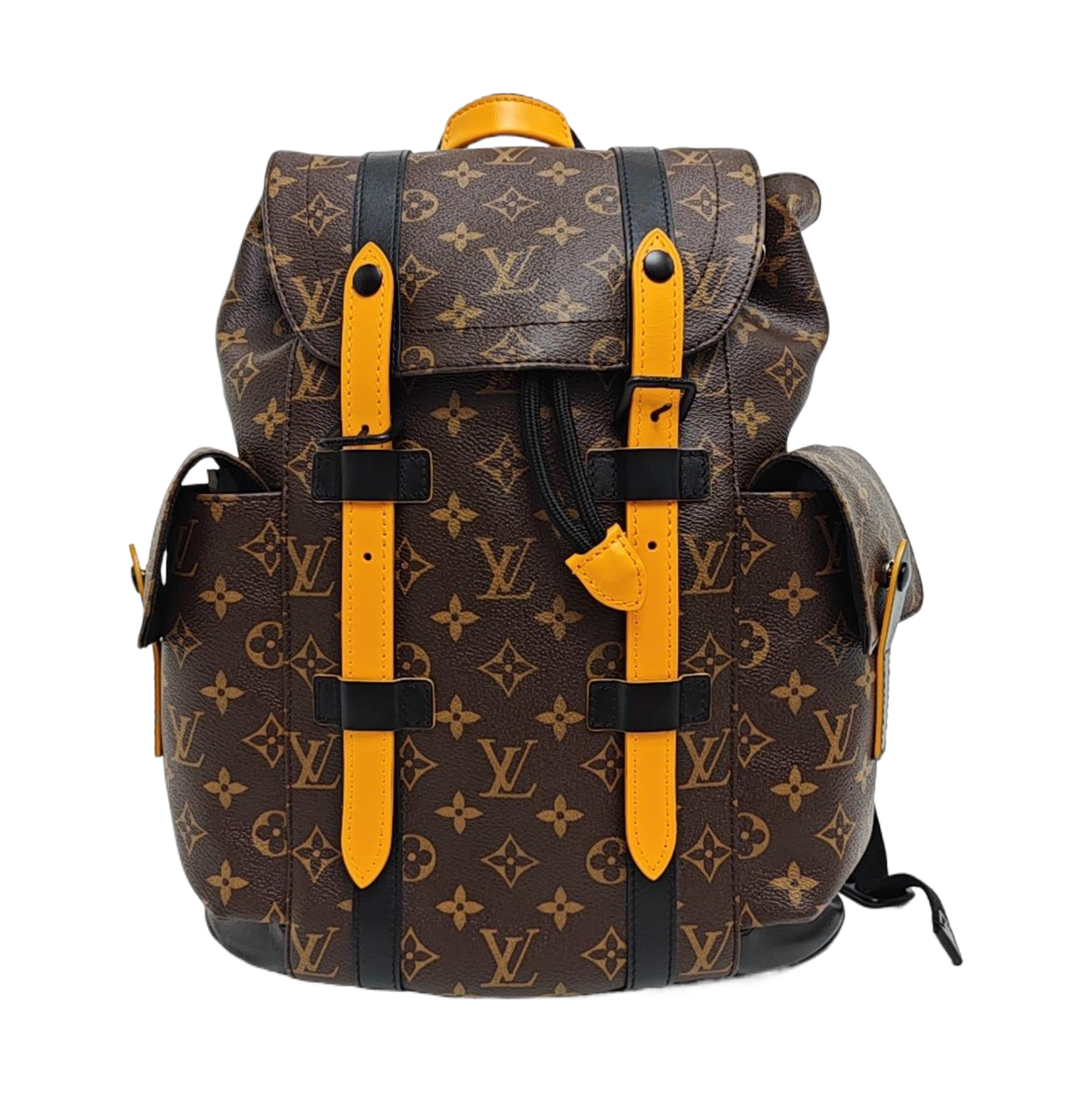 CHRISTOPHER PM Monogram Coated Canvas Brown