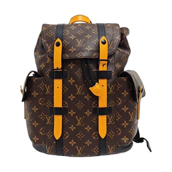 CHRISTOPHER PM Monogram Coated Canvas Brown