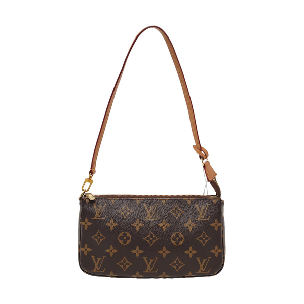 ACCESSOIRES GM Monogram Coated Canvas Brown