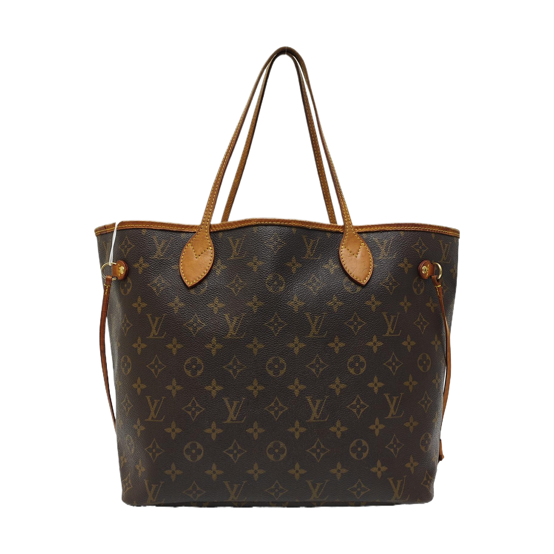 NEVERFULL MM Monogram Coated Canvas Brown