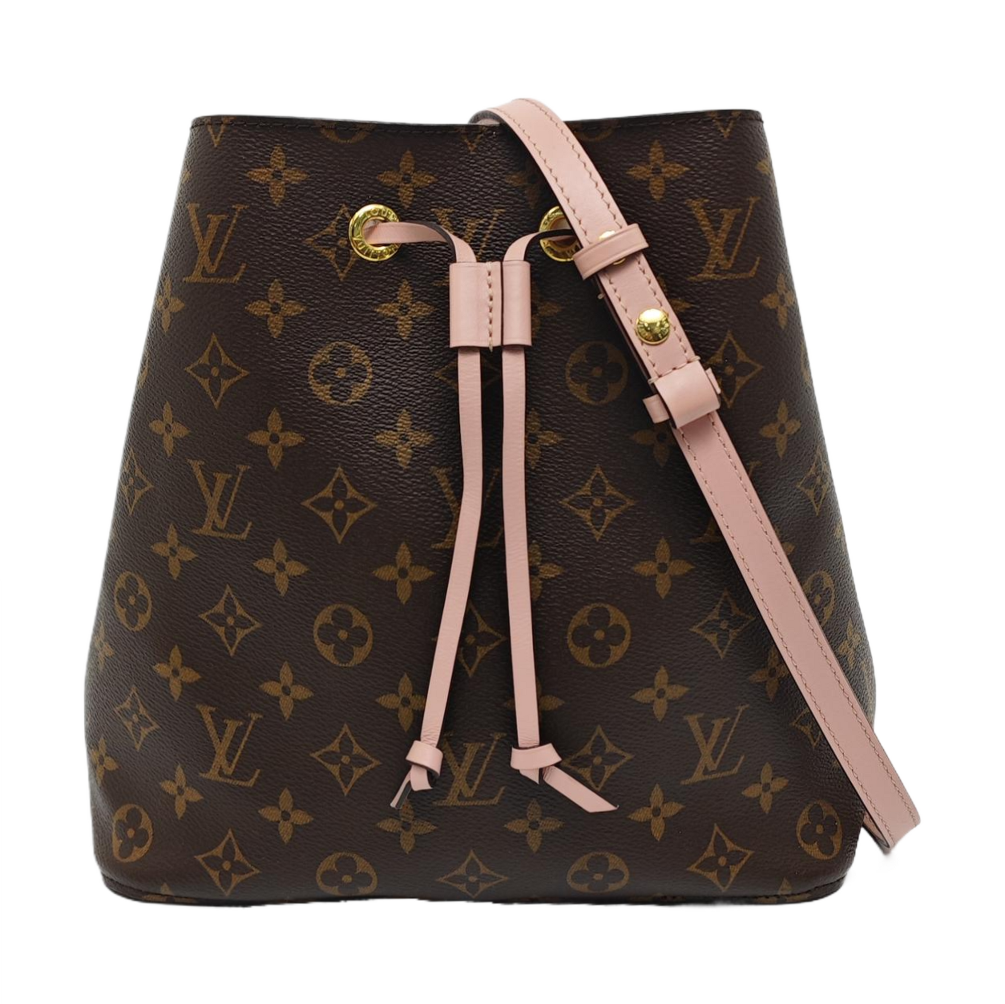 NÉONOÉ MM Monogram Coated Canvas Brown