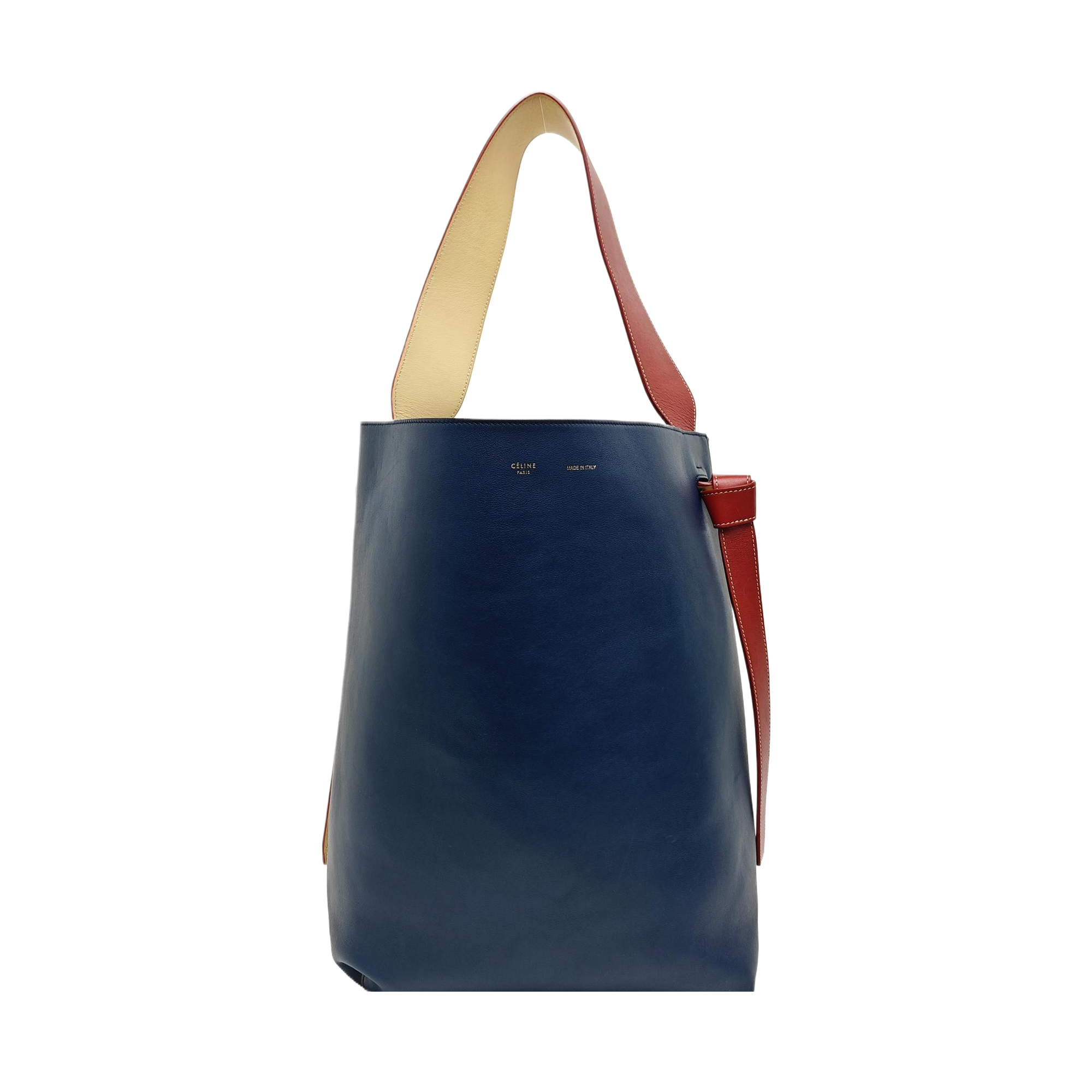 TWISTED CABAS Small Calfskin Blue