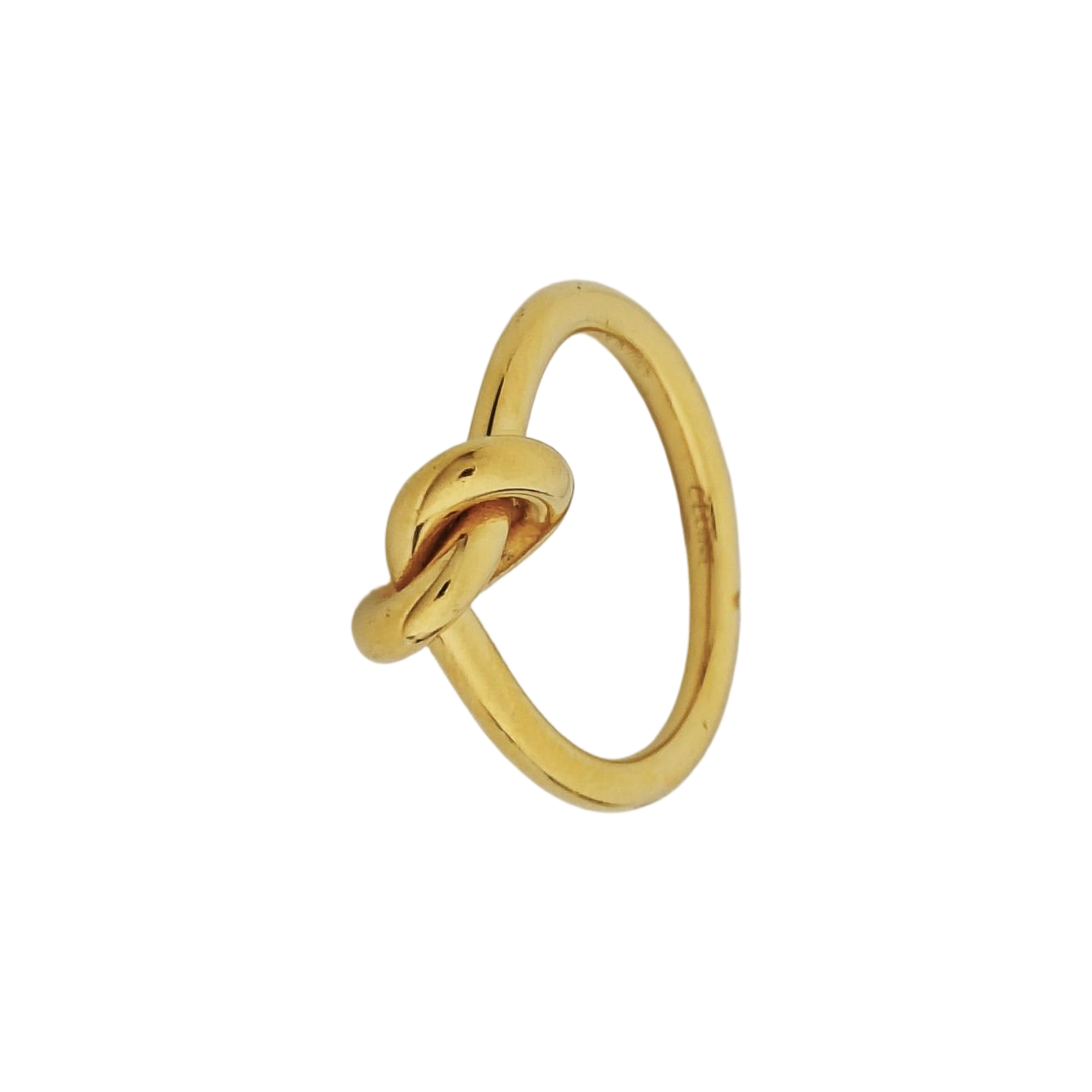 KNOT Brass Gold Ring EU 52
