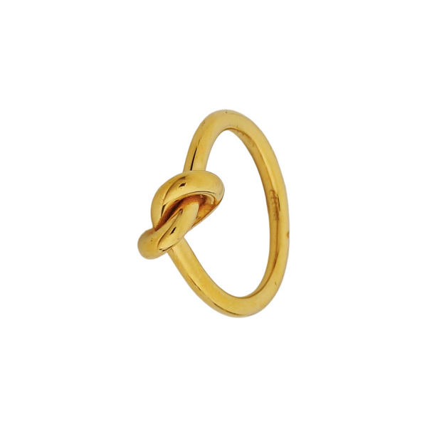KNOT Brass Gold Ring EU 52