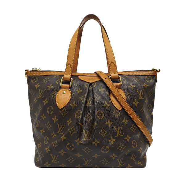 PALERMO PM Monogram Coated Canvas Brown