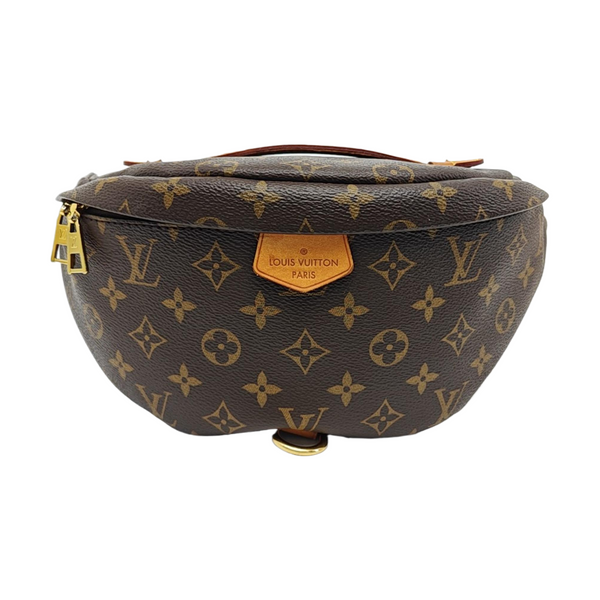 BUMBAG Monogram Coated Canvas Brown