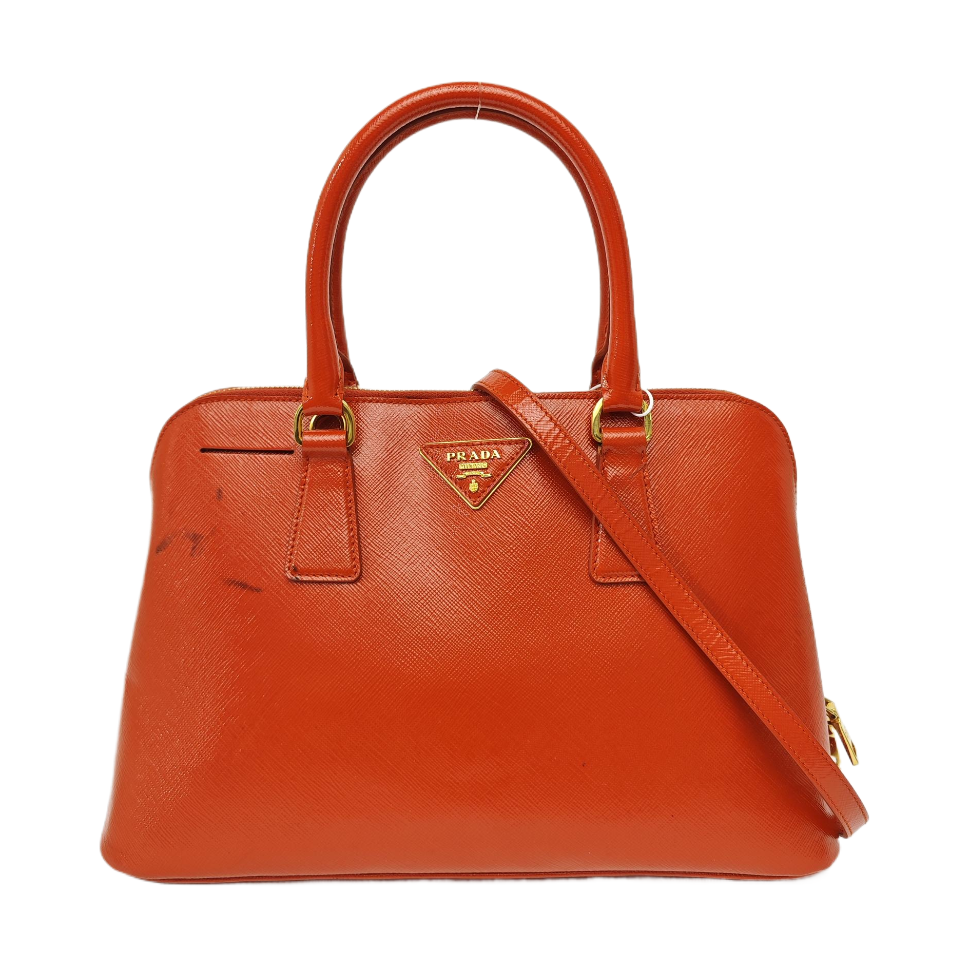 Promenade Saffiano Calfskin Orange