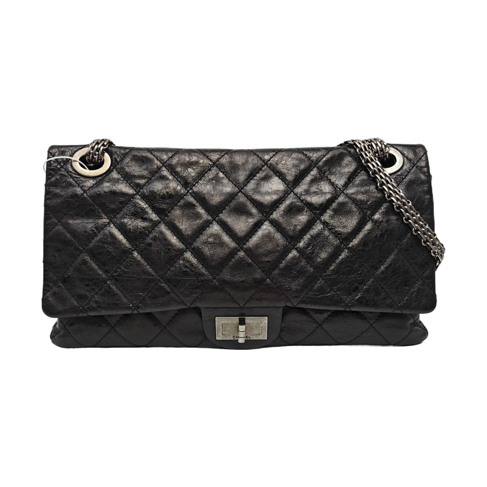 2.55 227 Quilted Calfskin Black