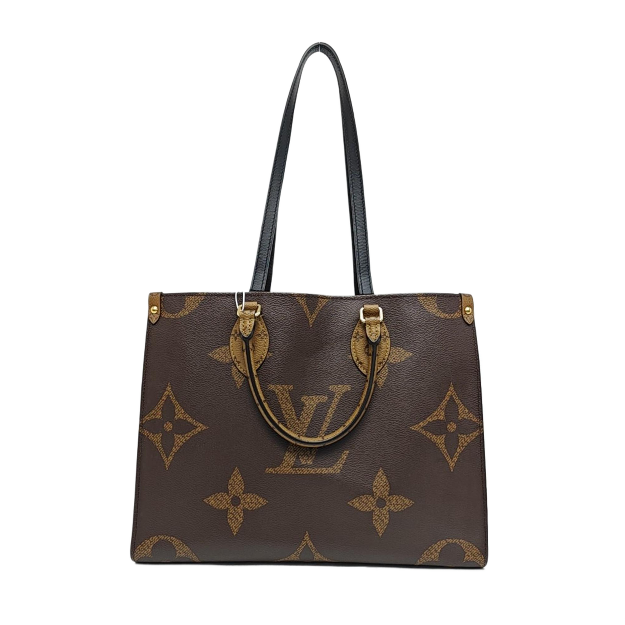 ONTHEGO MM Monogram Coated Canvas Brown