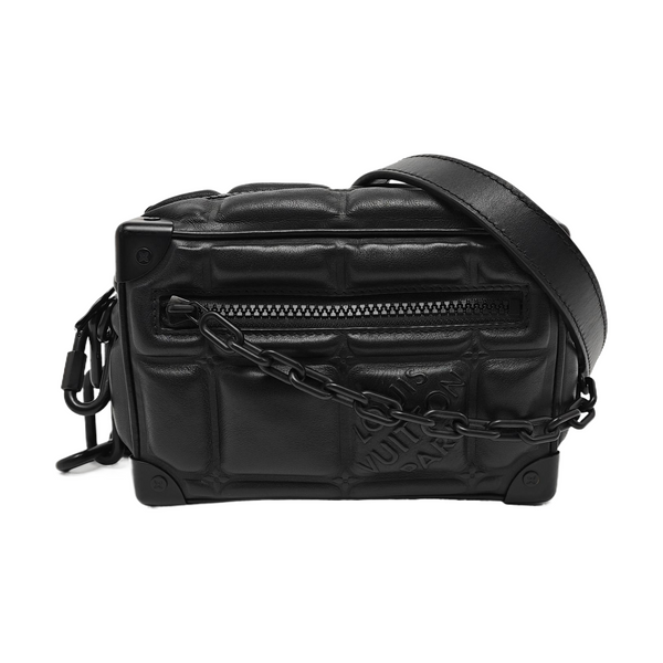 SOFT TRUNK Mini Quilted Calfskin Black