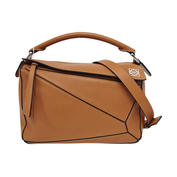Puzzle Small Calfskin Brown