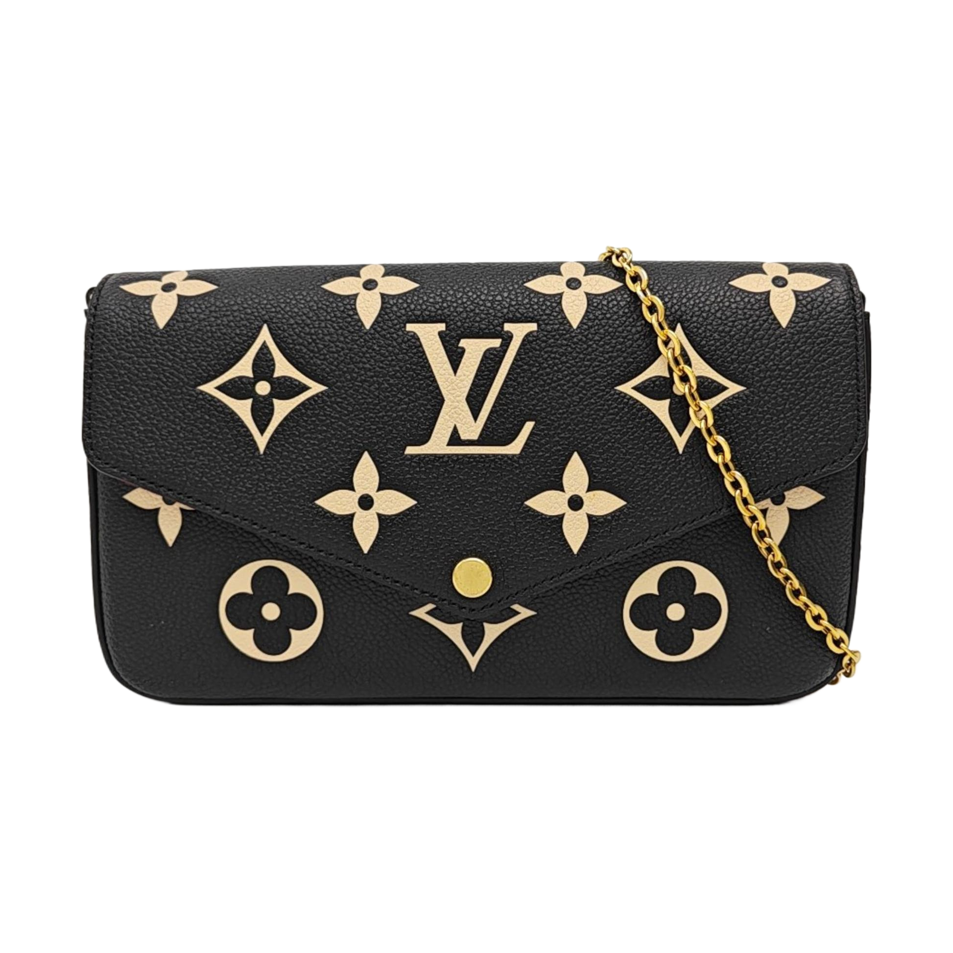 FÉLICIE Monogram Calfskin Black