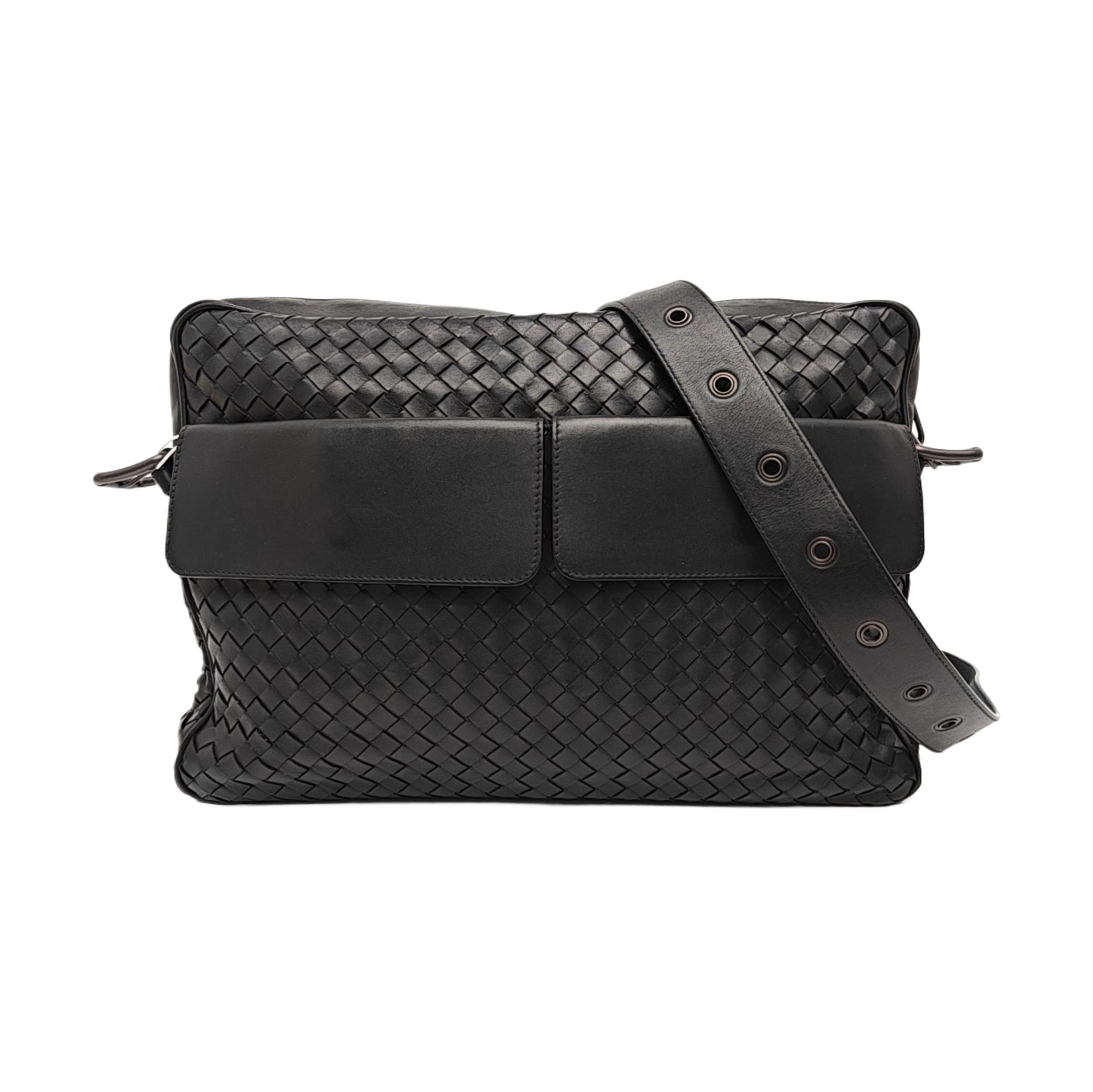 Calfskin Shoulder Bag Black