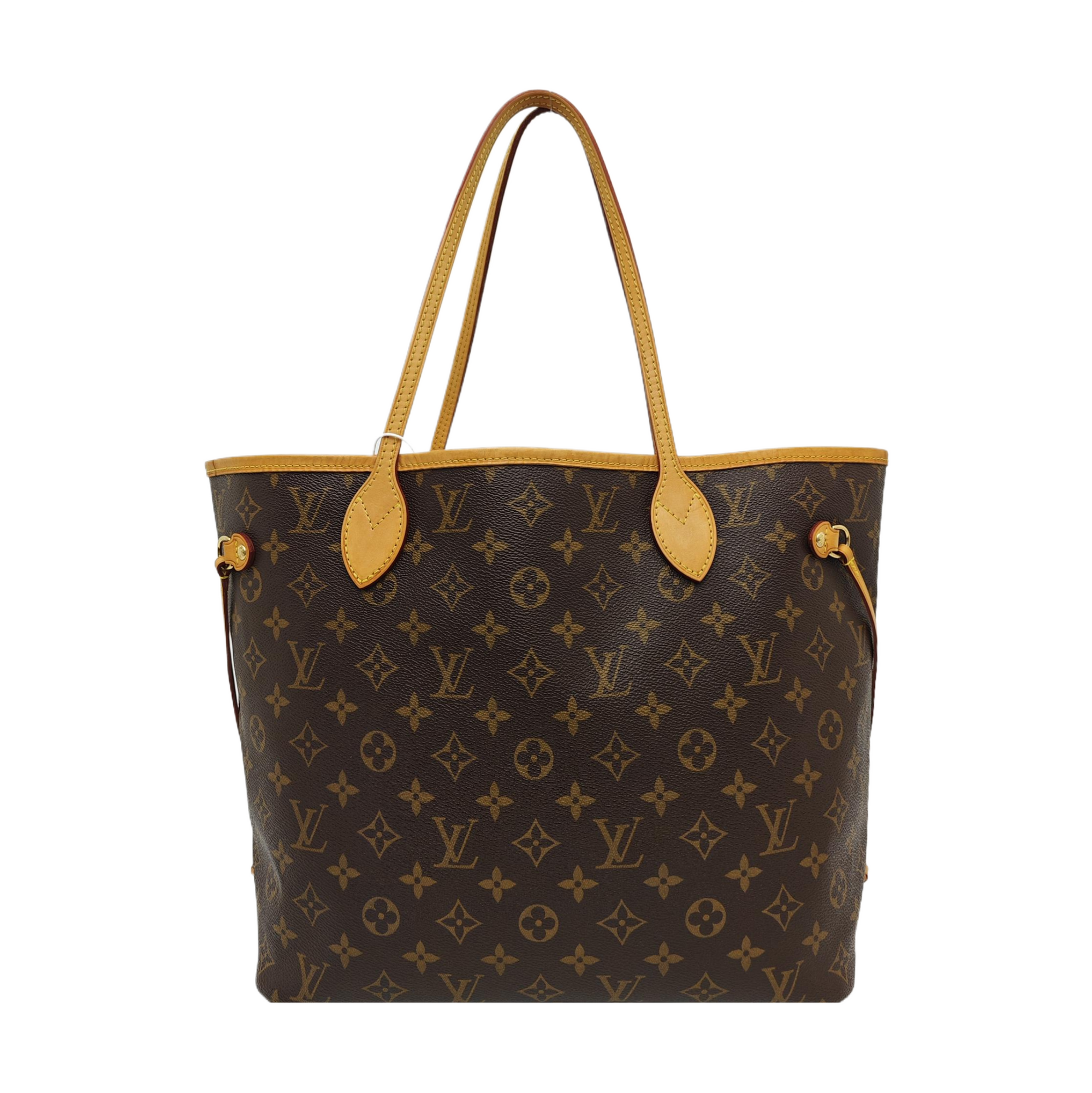 NEVERFULL MM Monogram Coated Canvas Brown