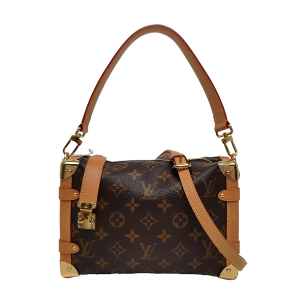 SIDE TRUNK MM Monogram Coated Canvas Brown