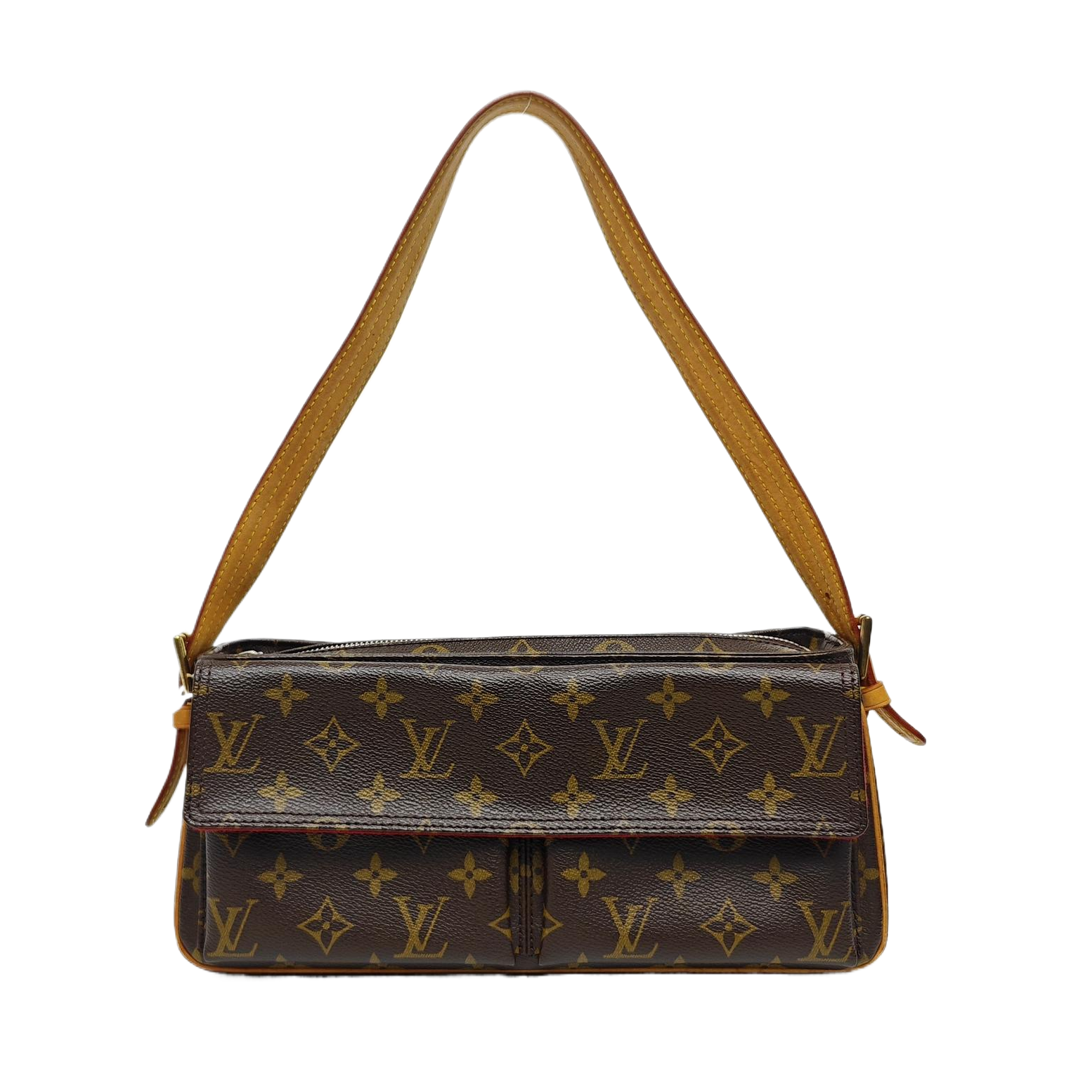 VIVA CITE Monogram Coated Canvas Brown