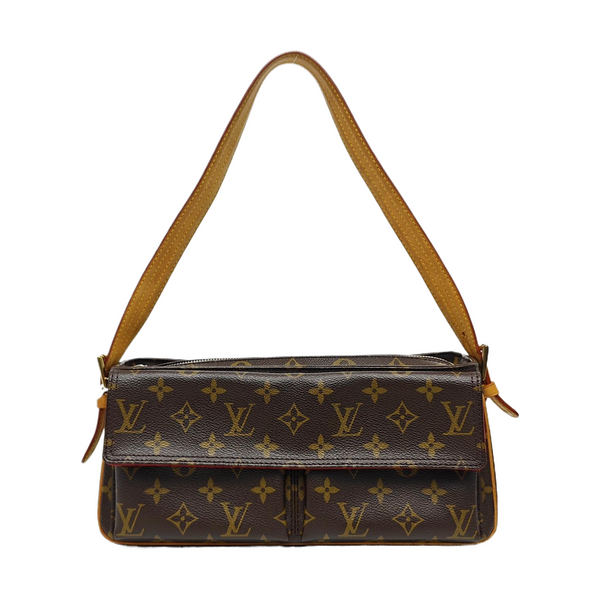 VIVA CITE Monogram Coated Canvas Brown