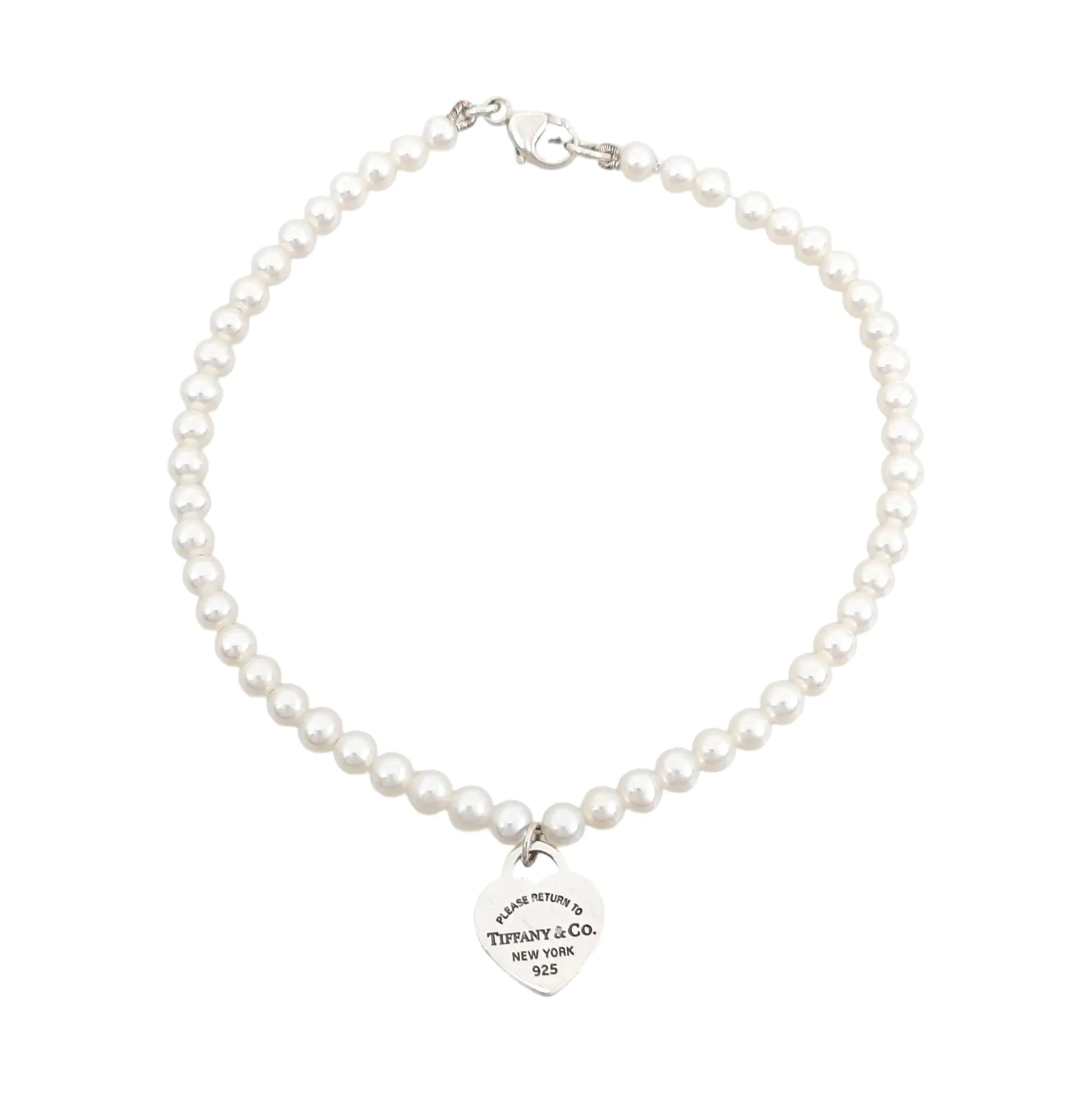 Return To Tiffany 925 Sterling Silver White Bracelet