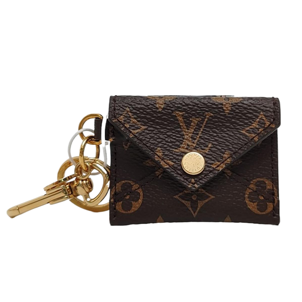 Monogram Coated Canvas Key Pouch Brown