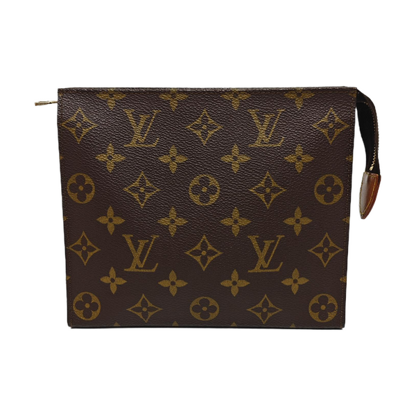 TOILET POCKET Monogram Coated Canvas Brown