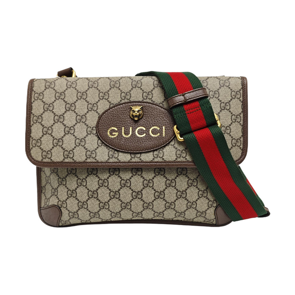 Neo Vintage Large Monogram Coated Canvas Brown