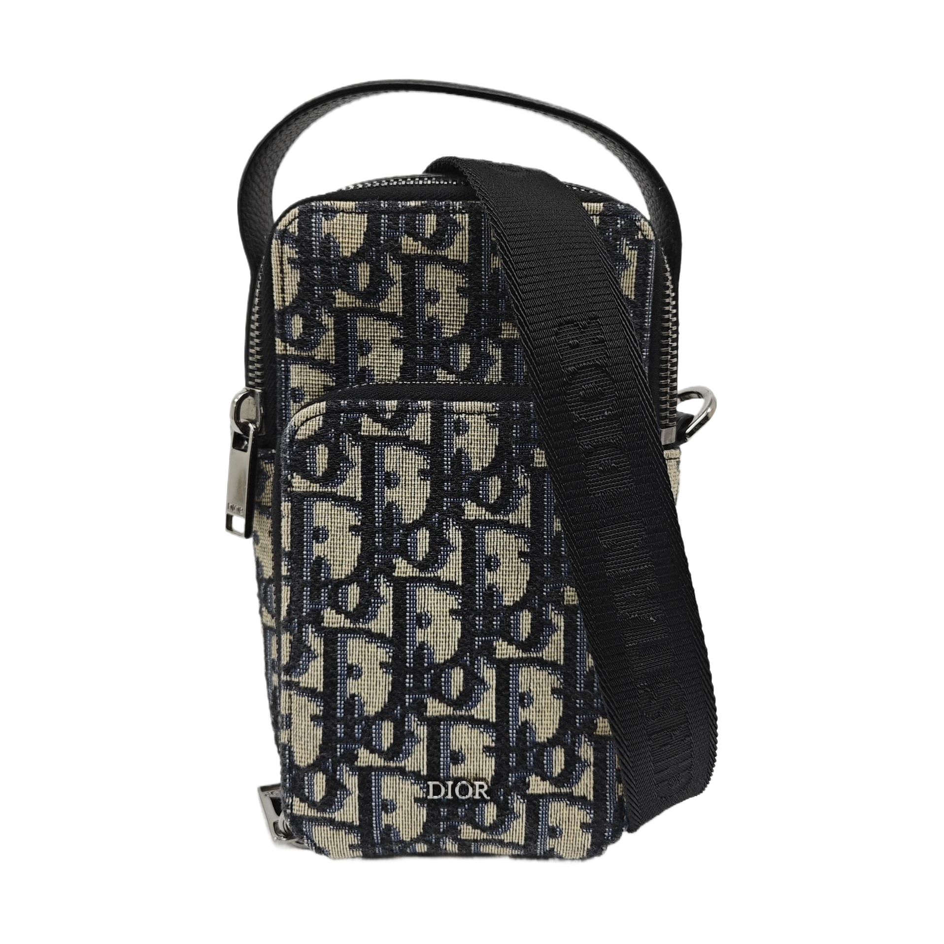 Fabric Shoulder Bag Super Mini Black