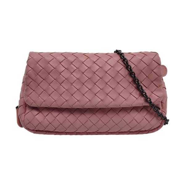 Lambskin Crossbody Bag Pink