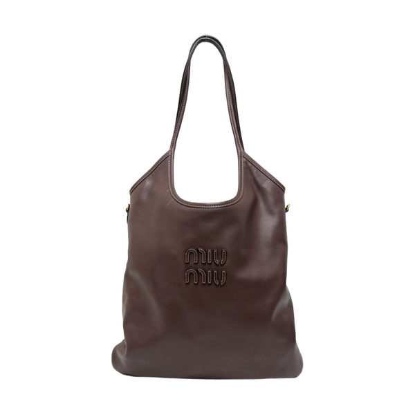 IVY Large Calfskin Brown