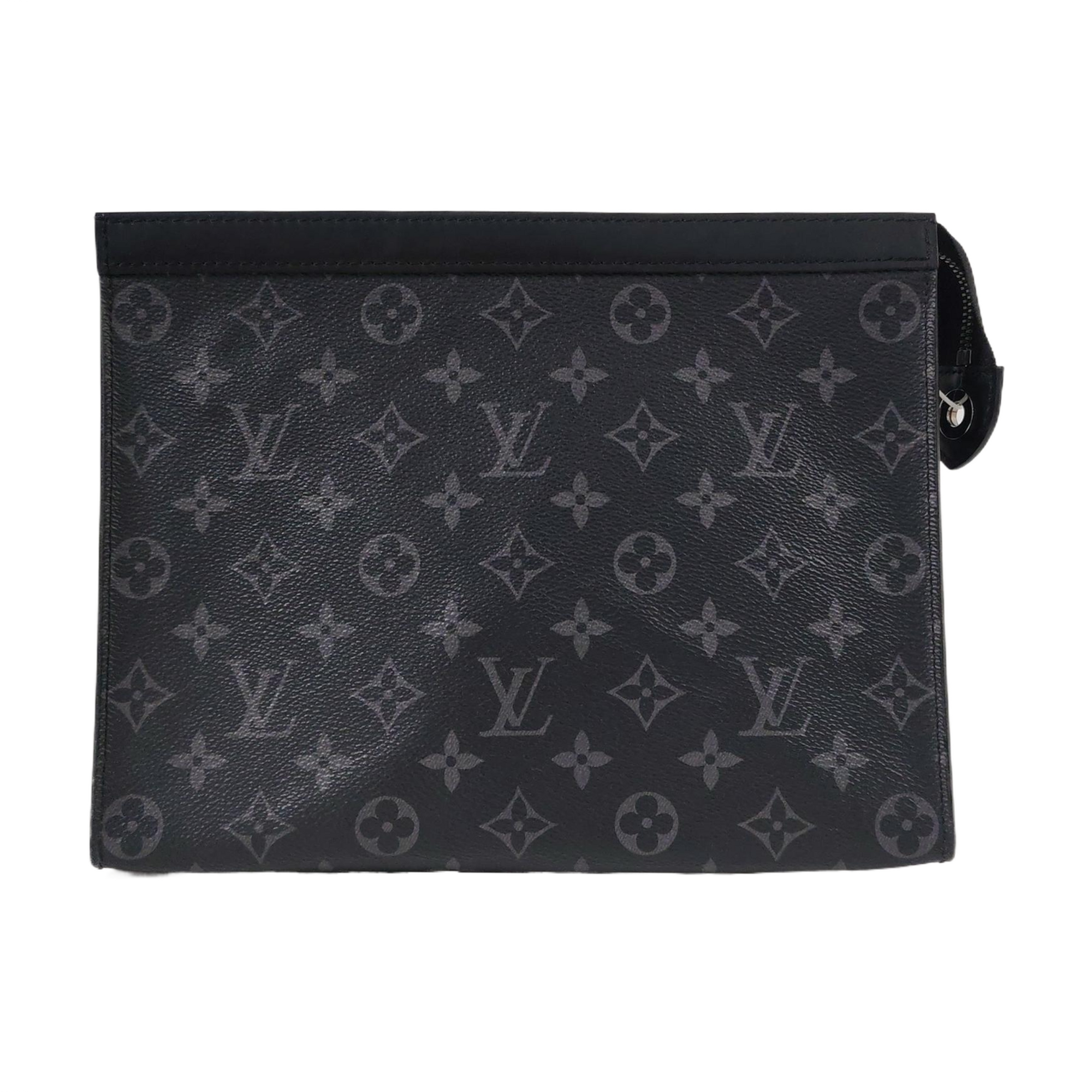 Pochette Voyag MM Monogram Coated Canvas Black