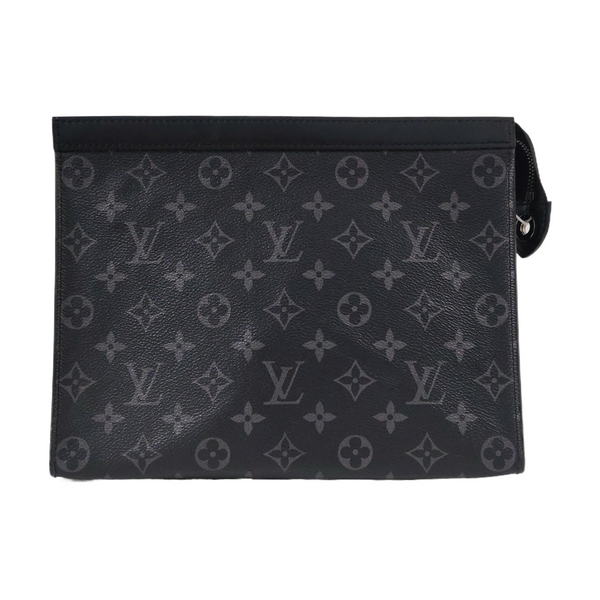 Pochette Voyag MM Monogram Coated Canvas Black