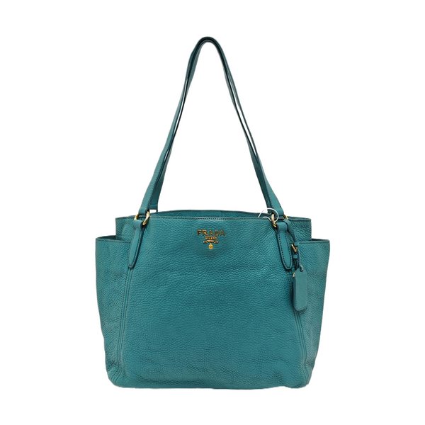 Calfskin Tote Bag Blue