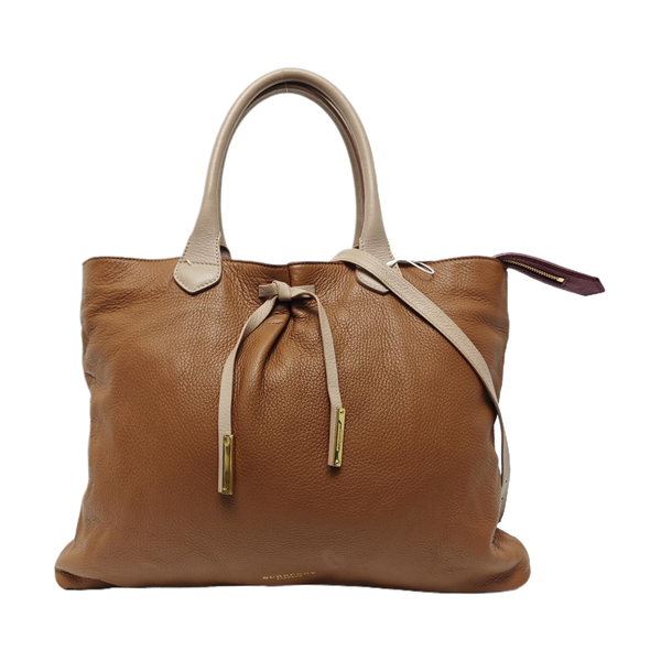 Calfskin Tote Bag Brown