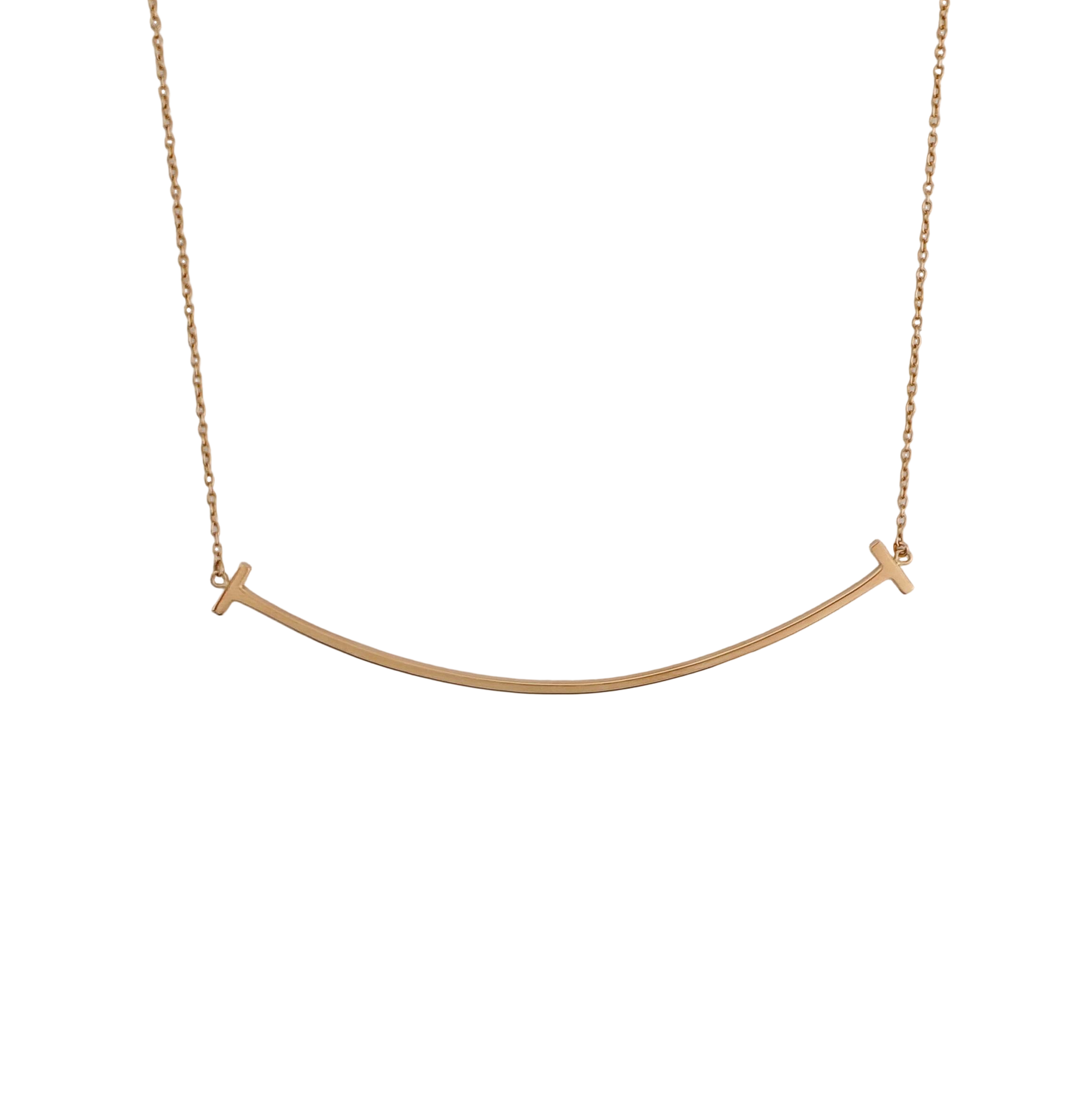 Tiffany T 18k Rose Gold Necklace