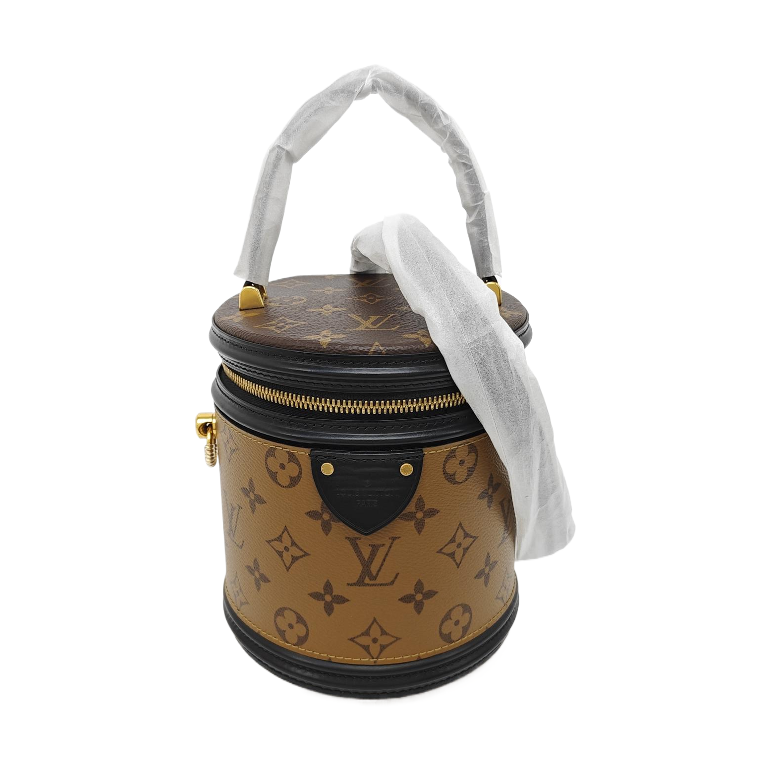 CANNES PM Monogram Coated Canvas Brown