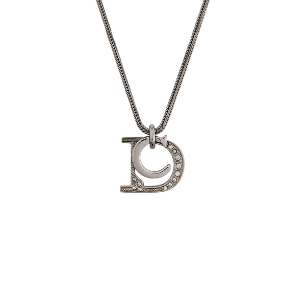 CD Swing Metal Silver Necklace