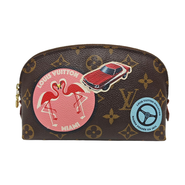 COSMETIC PM Monogram Coated Canvas Multicolor