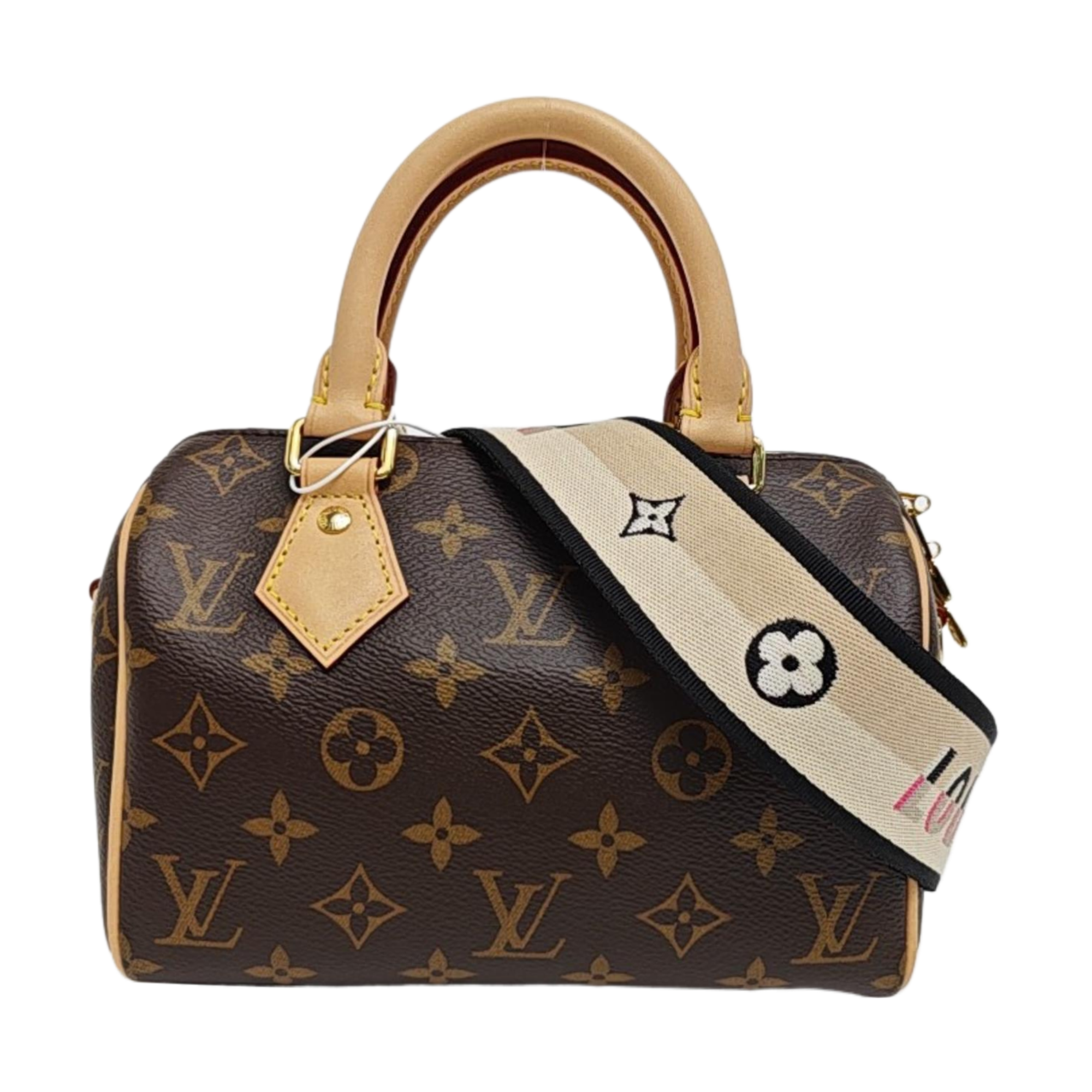 SPEEDY 20 Monogram Coated Canvas Brown