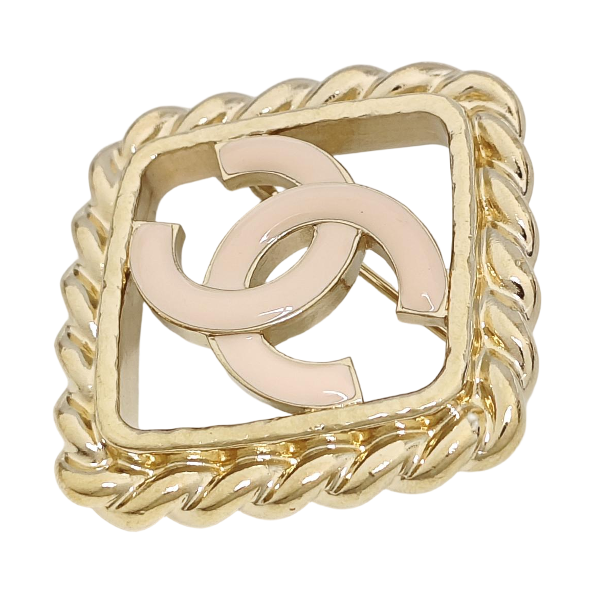 Metal Gold Brooch