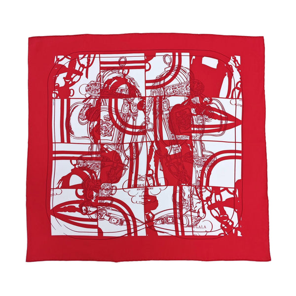 Mulberry Silk Silk Scarf Red